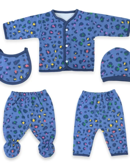 Blue Splash 5 Piece Starter Set Fleece