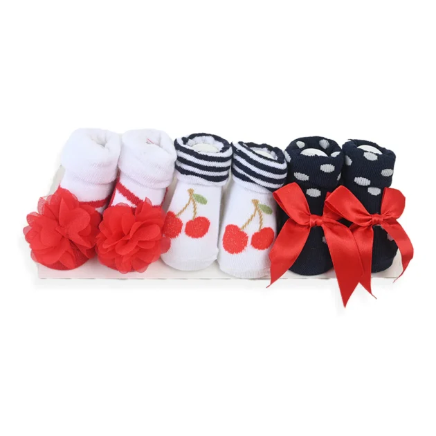 Cherry Socks Pack of 3