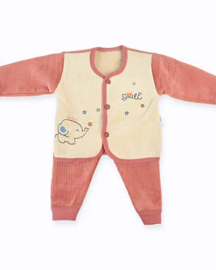 Elephant Smile Fleece Shirt & Pajama