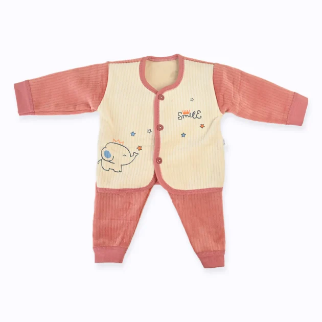 Elephant Smile Fleece Shirt & Pajama