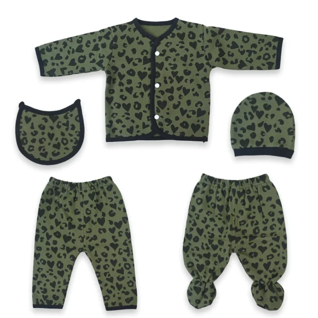 Green Heart 5 Piece Starter Set Fleece
