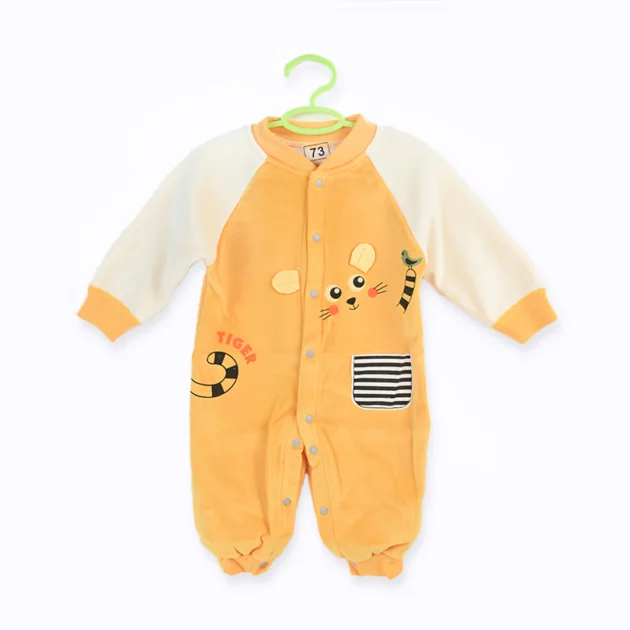 Naughty Mice Romper Mustard