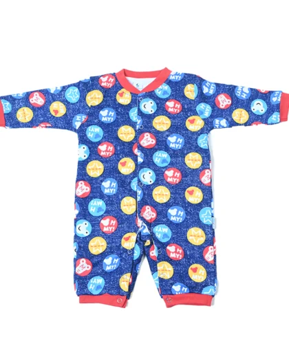 Newborn Funky Romper With Fleece