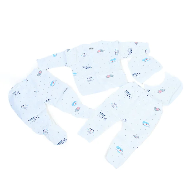 Owl 5 Piece Lite Fleece Newborn Suit Set