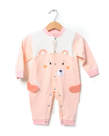 Peachy Bear Romper