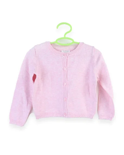 Pink Wool Cardigan