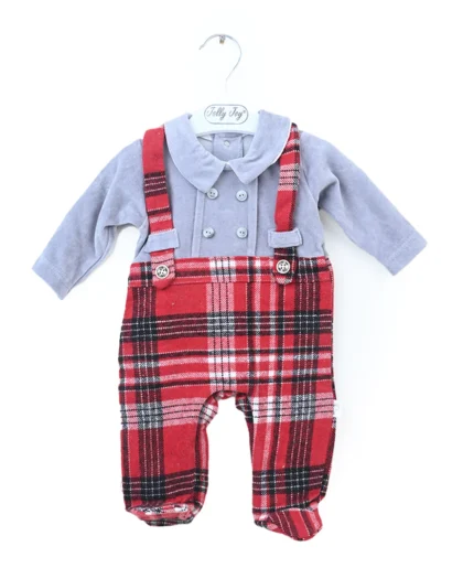 Red Check Romper