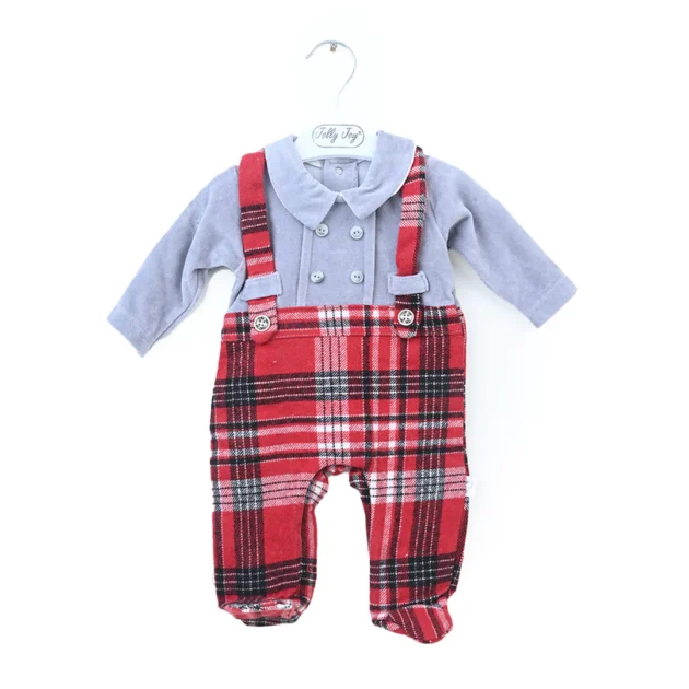 Red Check Romper
