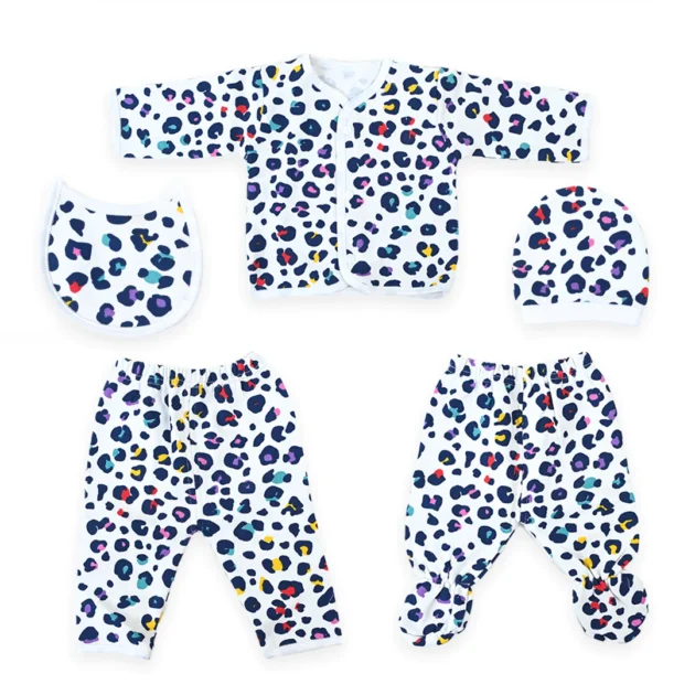 White Splash 5 Piece Starter Set Lite Fleece