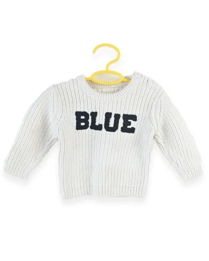 Blue Wool Sweater