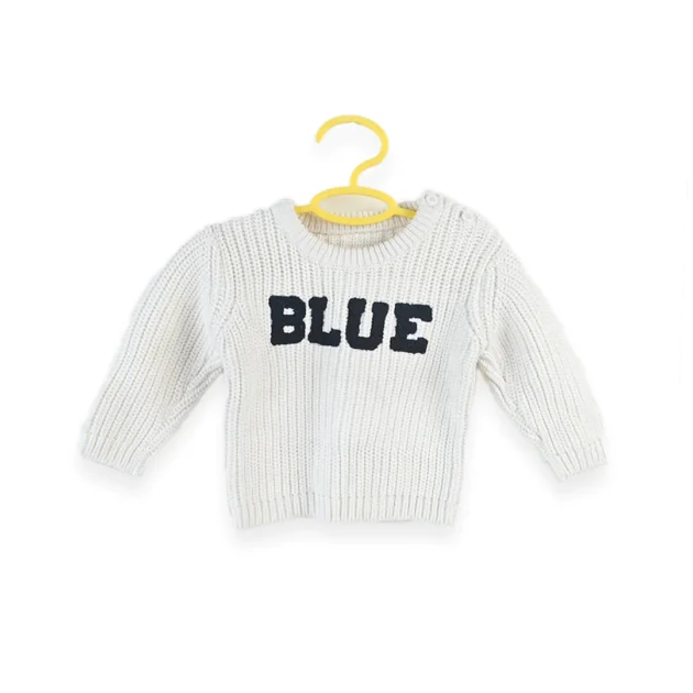Blue Wool Sweater