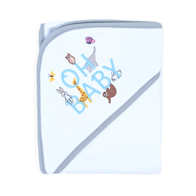Happy Zoo Hooded Wrapping Sheet - Image 2
