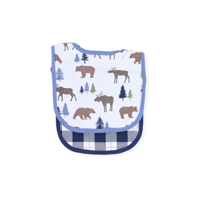 Moose 5 Piece Bib Set With Booties - Image 3