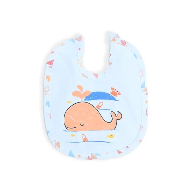 Dolphin Cotton Washable Bib