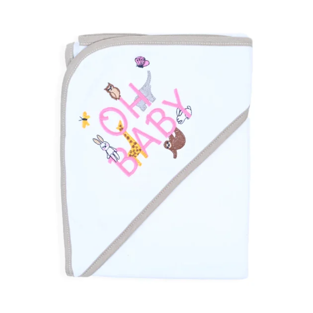 Happy Zoo Hooded Wrapping Sheet