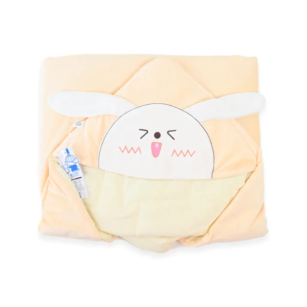 Laughing Quilted Bunny Carry & Sleeping Bag