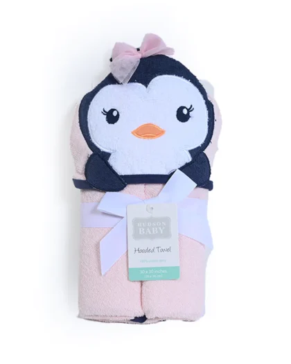 Penguin Hooded Bath Towel