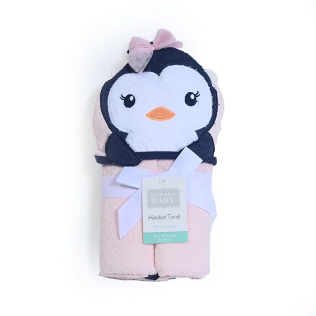 Penguin Hooded Bath Towel