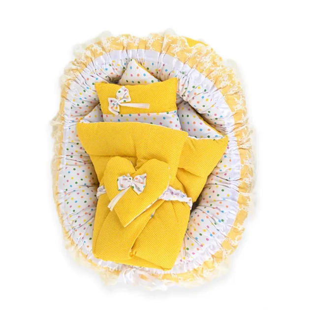 Polka 5 Piece Premium Bed Set