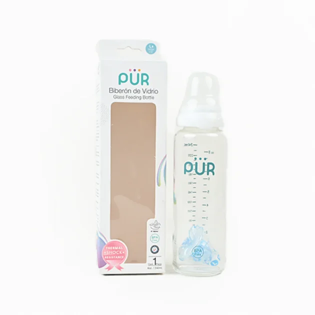 Pur Anti-Colic Glass Feeding Bottle