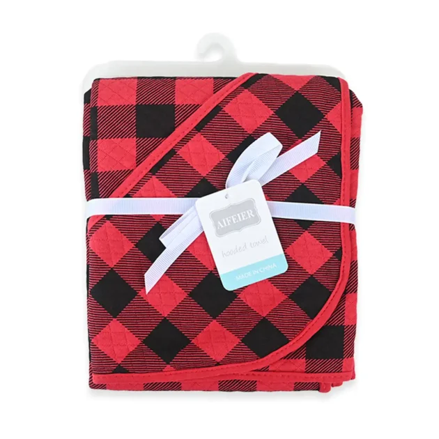 Red Check Quilted Wrapping Sheet