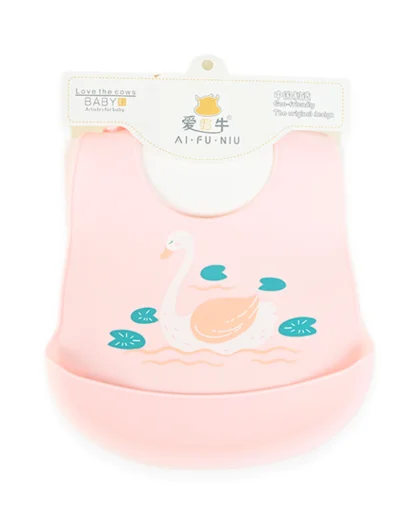 Swan Silicone Bib