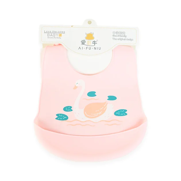 Swan Silicone Bib