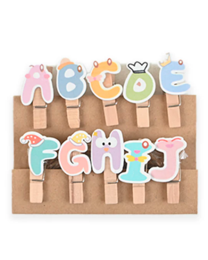 Wooden clips